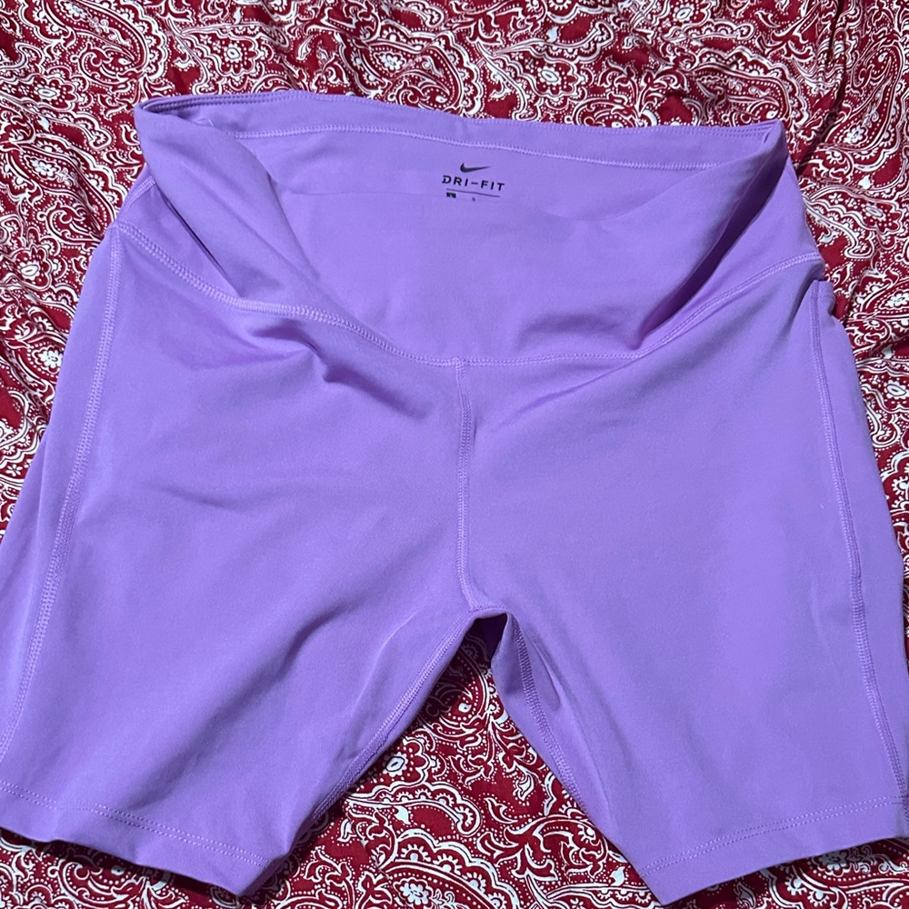 Nike Women's Lavender Bike Shorts